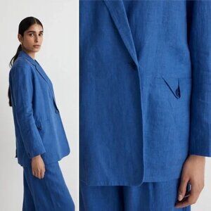 NWT Linen Blue Suit
